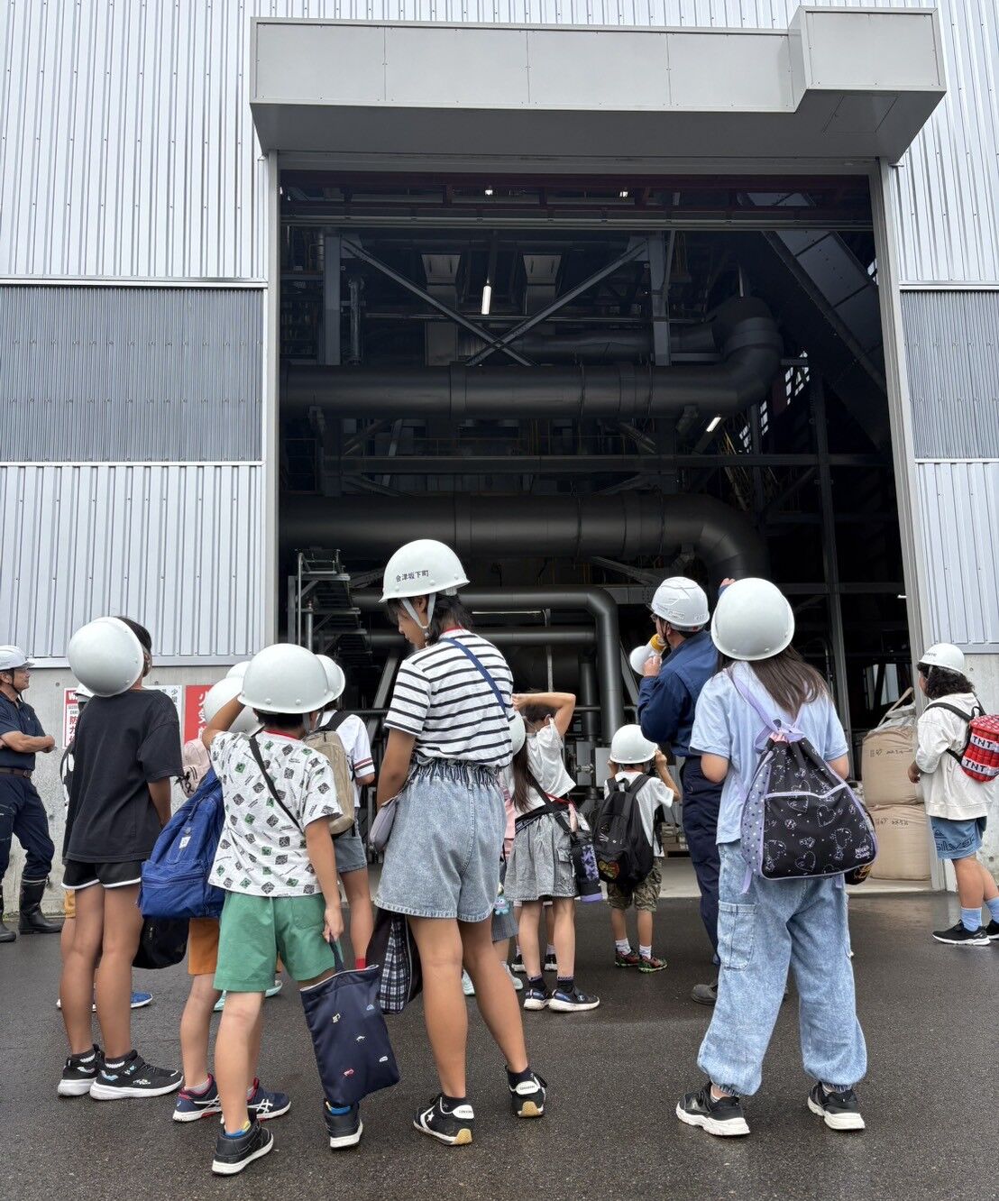 ABCチャレンジ隊が見学に来られました