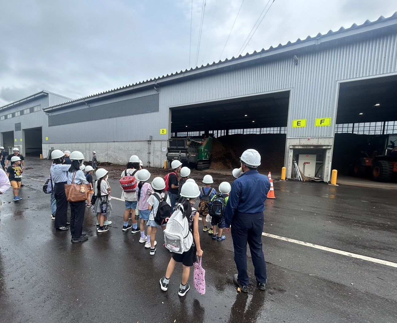 ABCチャレンジ隊が見学に来られました