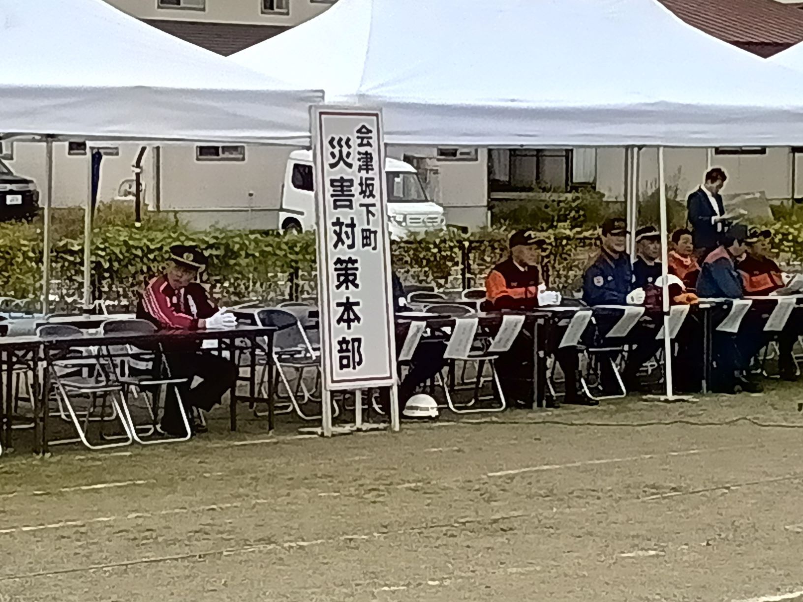 会津坂下町総合防災訓練に参加しました